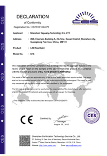 CE Certification of Dailyuse Flashlight