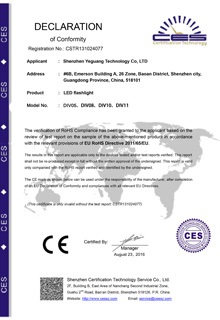 CE Certification of Diving Flashlight